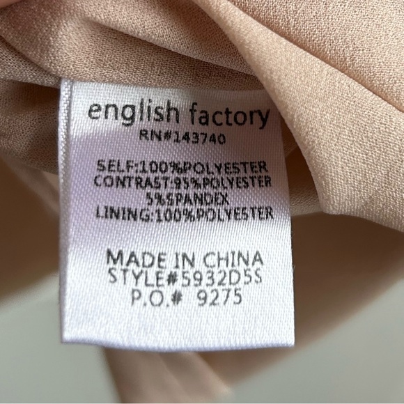 English Factory | lace floral mini dress | Women’s size M - Picture 5 of 5